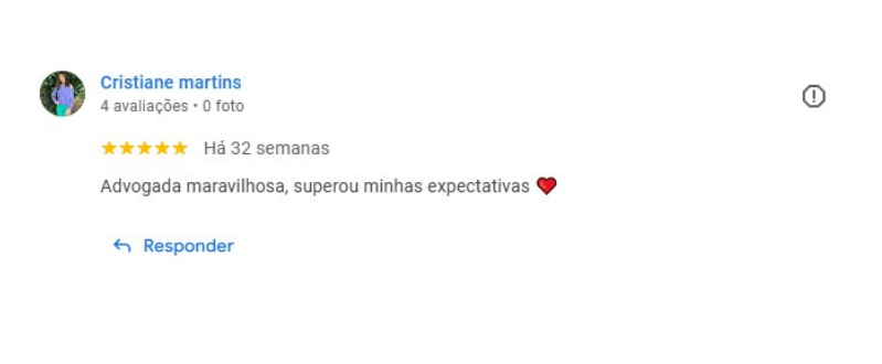 Feedback cliente FGTS - Advocacia Direito Trabalho São Paulo