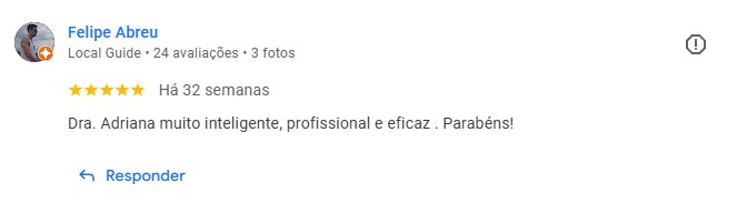 Depoimento cliente satisfeito - Advogada Direito do Trabalho Dra. Adriana Fernandes São Paulo